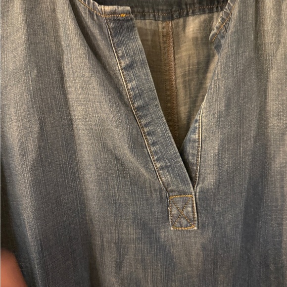 Anthropologie Cloth & Stone Chambray Shirt dress size S - Picture 4 of 12